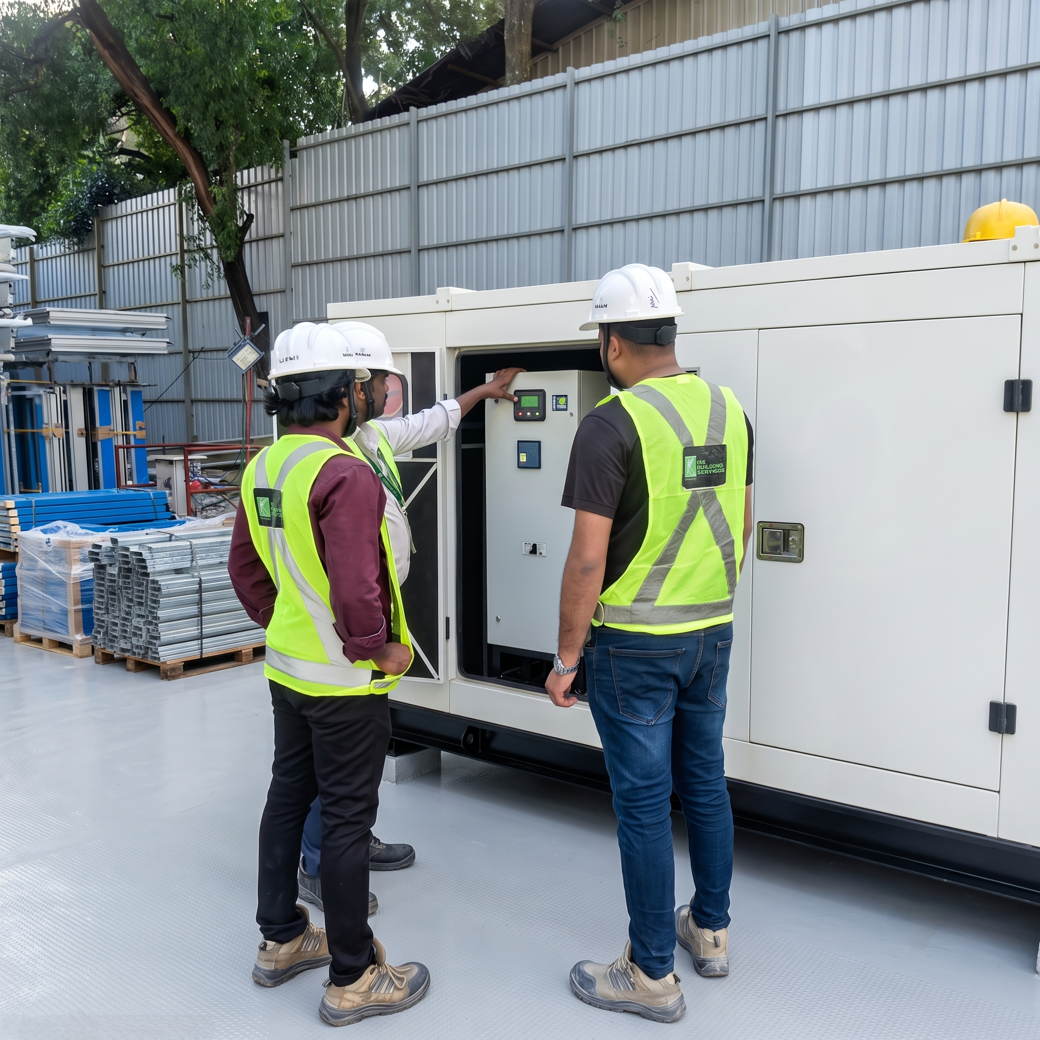 Diesel generator rental for industrial backup